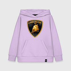 Детская толстовка-худи Lamborghini logo