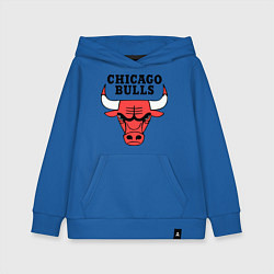 Толстовка детская хлопковая Chicago Bulls, цвет: синий
