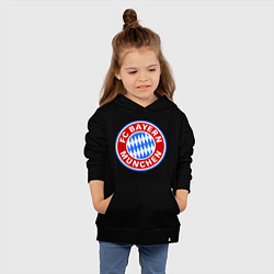 Толстовка детская хлопковая Bayern Munchen FC, цвет: черный — фото 2