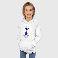Толстовка детская хлопковая Tottenham FC, цвет: белый — фото 2