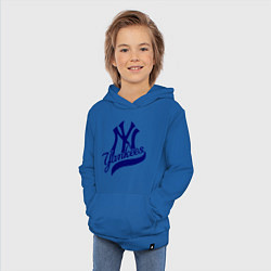 Толстовка детская хлопковая NY - Yankees, цвет: синий — фото 2