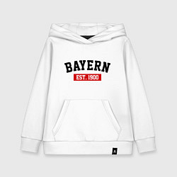 Детская толстовка-худи FC Bayern Est. 1900