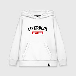 Детская толстовка-худи FC Liverpool Est. 1892