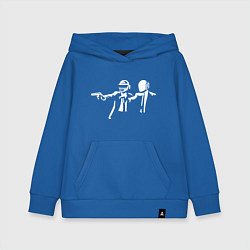 Толстовка детская хлопковая Daft Punk, цвет: синий