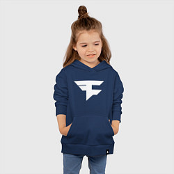 Толстовка детская хлопковая FAZE Symbol, цвет: тёмно-синий — фото 2