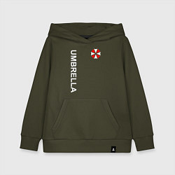 Толстовка детская хлопковая UMBRELLA CORP, цвет: хаки