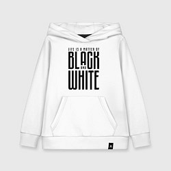 Толстовка детская хлопковая Juventus: Black & White, цвет: белый