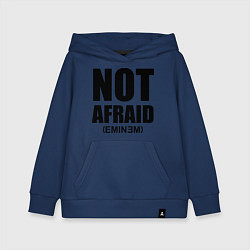 Толстовка детская хлопковая Not Afraid, цвет: тёмно-синий