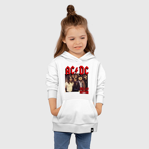Детская толстовка-худи Girls got the rhythm / Белый – фото 4