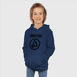 Толстовка детская хлопковая Linkin Park, цвет: тёмно-синий — фото 2