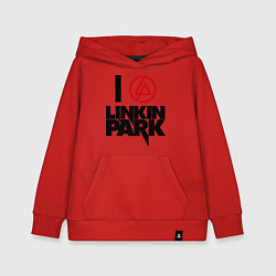 Детская толстовка-худи I love Linkin Park