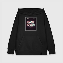Детская толстовка-худи Game Over: Glitch Effect