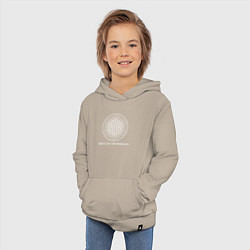 Толстовка детская хлопковая BRING ME THE HORIZON, цвет: миндальный — фото 2