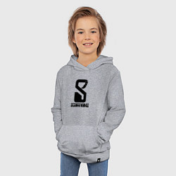 Толстовка детская хлопковая Scorpions logo, цвет: меланж — фото 2