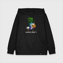 Толстовка детская хлопковая MINECRAFT, цвет: черный