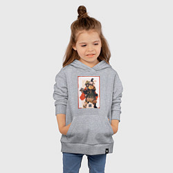 Толстовка детская хлопковая Apex Legends Bloodhound, цвет: меланж — фото 2