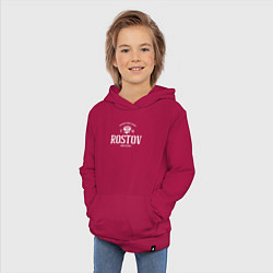 Толстовка детская хлопковая Ростов Born in Russia, цвет: маджента — фото 2
