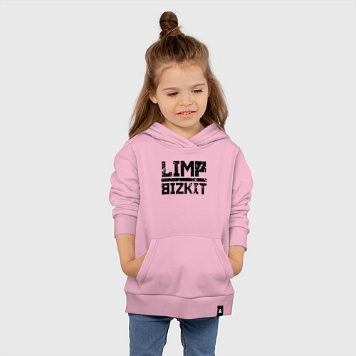 Детская толстовка-худи LIMP BIZKIT / Светло-розовый – фото 4