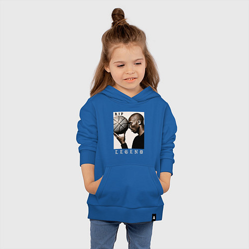Детская толстовка-худи Kobe - RIP Legend / Синий – фото 4