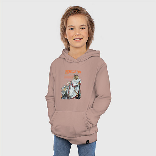 Детская толстовка-худи Under the Sun / Пыльно-розовый – фото 3