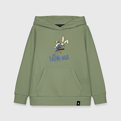 Толстовка детская хлопковая BLINK-182, цвет: авокадо