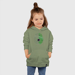 Толстовка детская хлопковая Программист, цвет: авокадо — фото 2