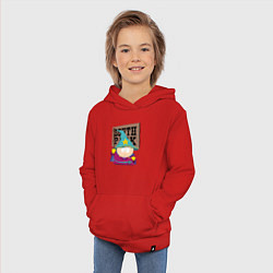 Толстовка детская хлопковая ЮЖНЫЙ ПАРК, цвет: красный — фото 2
