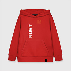 Толстовка детская хлопковая RUST, цвет: красный