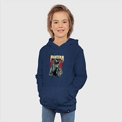 Толстовка детская хлопковая Pantera, цвет: тёмно-синий — фото 2