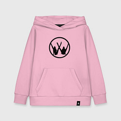 Толстовка детская хлопковая Volkswagen Z, цвет: светло-розовый