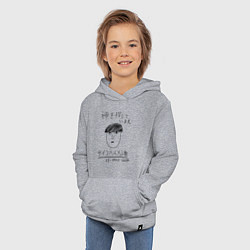 Толстовка детская хлопковая МОБ ПСИХО 100, цвет: меланж — фото 2