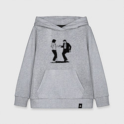 Толстовка детская хлопковая Грязные танцы Z, цвет: меланж