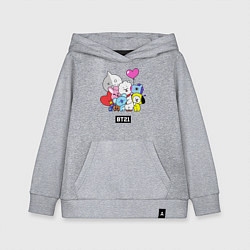 Детская толстовка-худи BT21