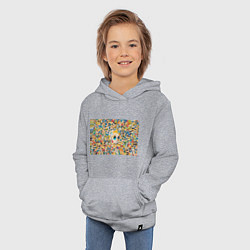 Толстовка детская хлопковая Гимнастка Художественная, цвет: меланж — фото 2