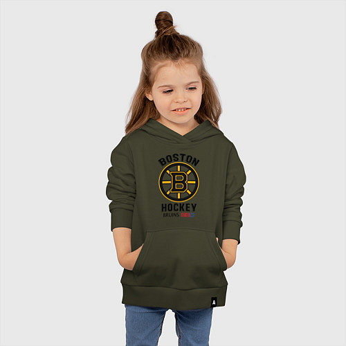 Детская толстовка-худи BOSTON BRUINS NHL / Хаки – фото 4