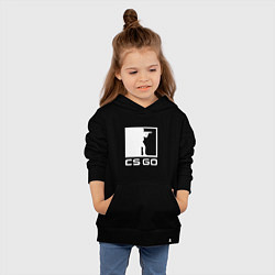 Толстовка детская хлопковая CS GO, цвет: черный — фото 2