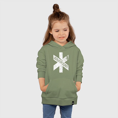 Детская толстовка-худи TRAUMA TEAM Cyberpunk 2077 / Авокадо – фото 4