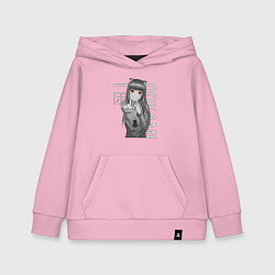 Толстовка детская хлопковая Волчица и пряности, цвет: светло-розовый
