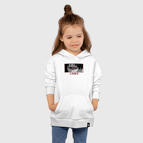 Детская толстовка-худи Глаз Гуля / Белый – фото 4