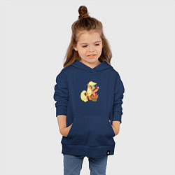 Толстовка детская хлопковая Applejack, цвет: тёмно-синий — фото 2