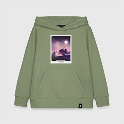 Толстовка детская хлопковая Horizon fight, цвет: авокадо