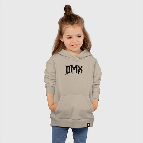 Детская толстовка-худи DMX Logo Z / Миндальный – фото 4