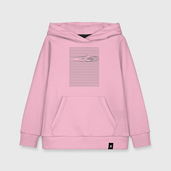 Толстовка детская хлопковая ROAR! DINO, цвет: светло-розовый