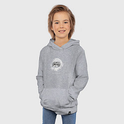 Толстовка детская хлопковая Astro-cat, цвет: меланж — фото 2