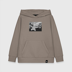 Толстовка детская хлопковая Simpsons x Nirvana, цвет: утренний латте