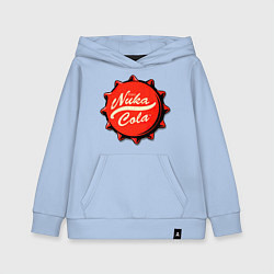 Толстовка детская хлопковая Nuka Cola Fallout, цвет: мягкое небо