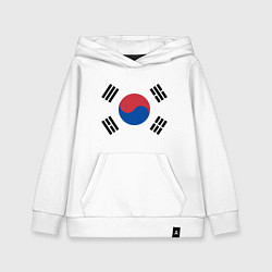Детская толстовка-худи Корея Корейский флаг