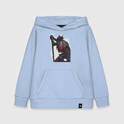 Толстовка детская хлопковая Bloodborne, цвет: мягкое небо