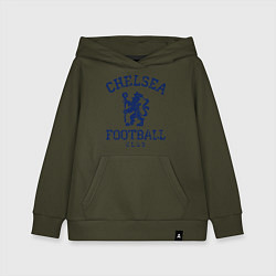 Толстовка детская хлопковая Chelsea FC: Lion, цвет: хаки