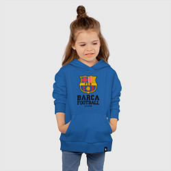 Толстовка детская хлопковая Barcelona Football Club, цвет: синий — фото 2